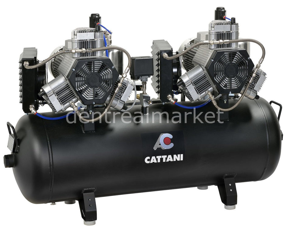 Cattani AC 400 Dryer Compressor Dual Head Dual Cylinder
