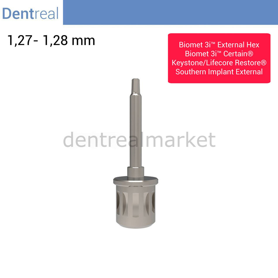 Dentreal Screwdriver for Biomet 3i Certain Implant 1.27 - 1.28 mm