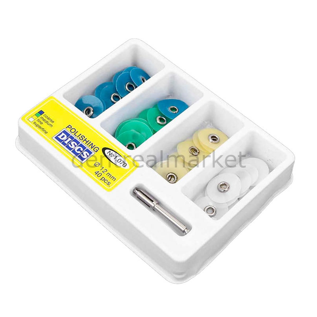 TOR VM Composite Polishing Disc Set 12 mm No. 1.070