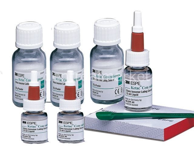 Ketac Cem Radiopaque Glass Ionomer Luting Cement Triple Kit