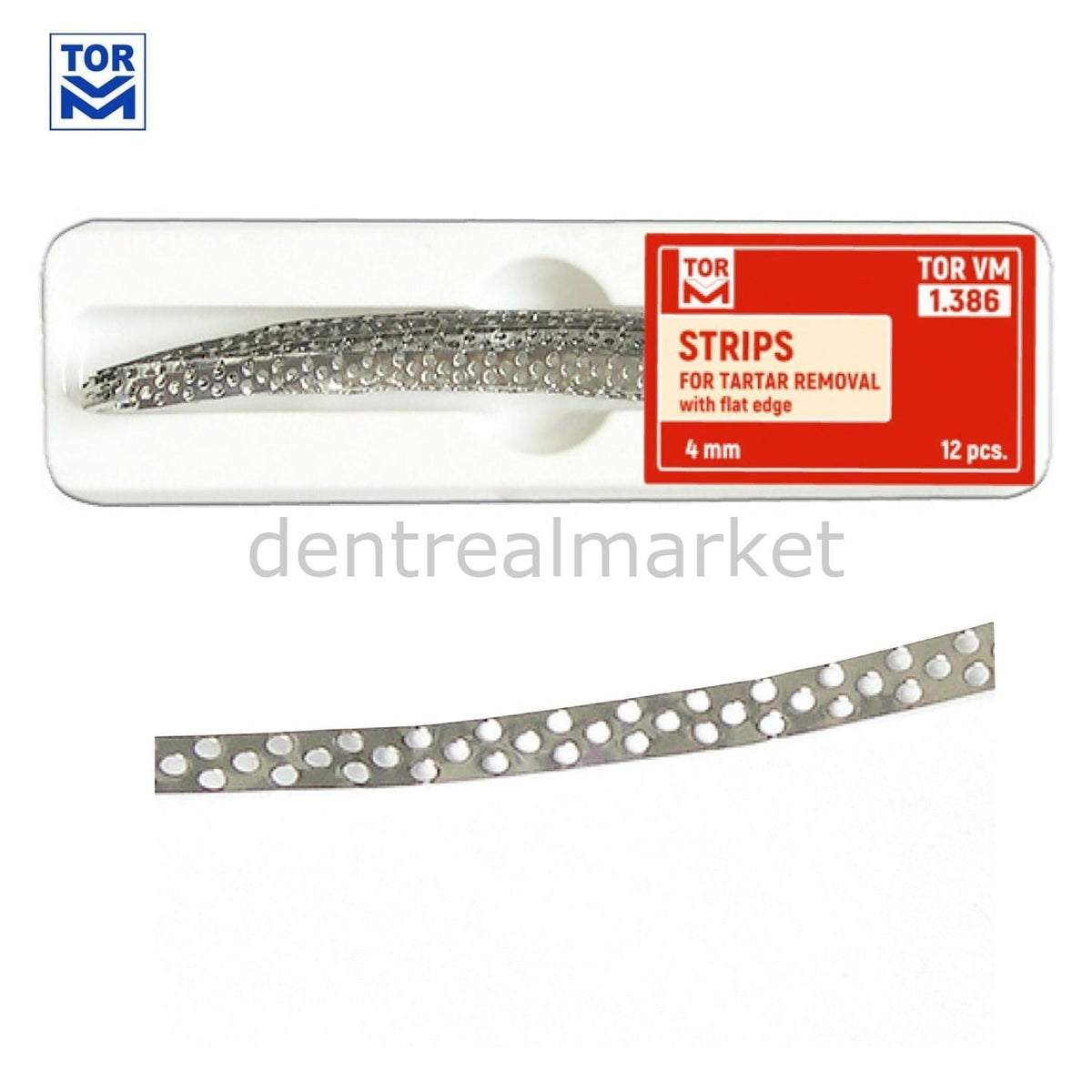 Tor Vm Perforated Metal Interproximal Strip No. 1.386