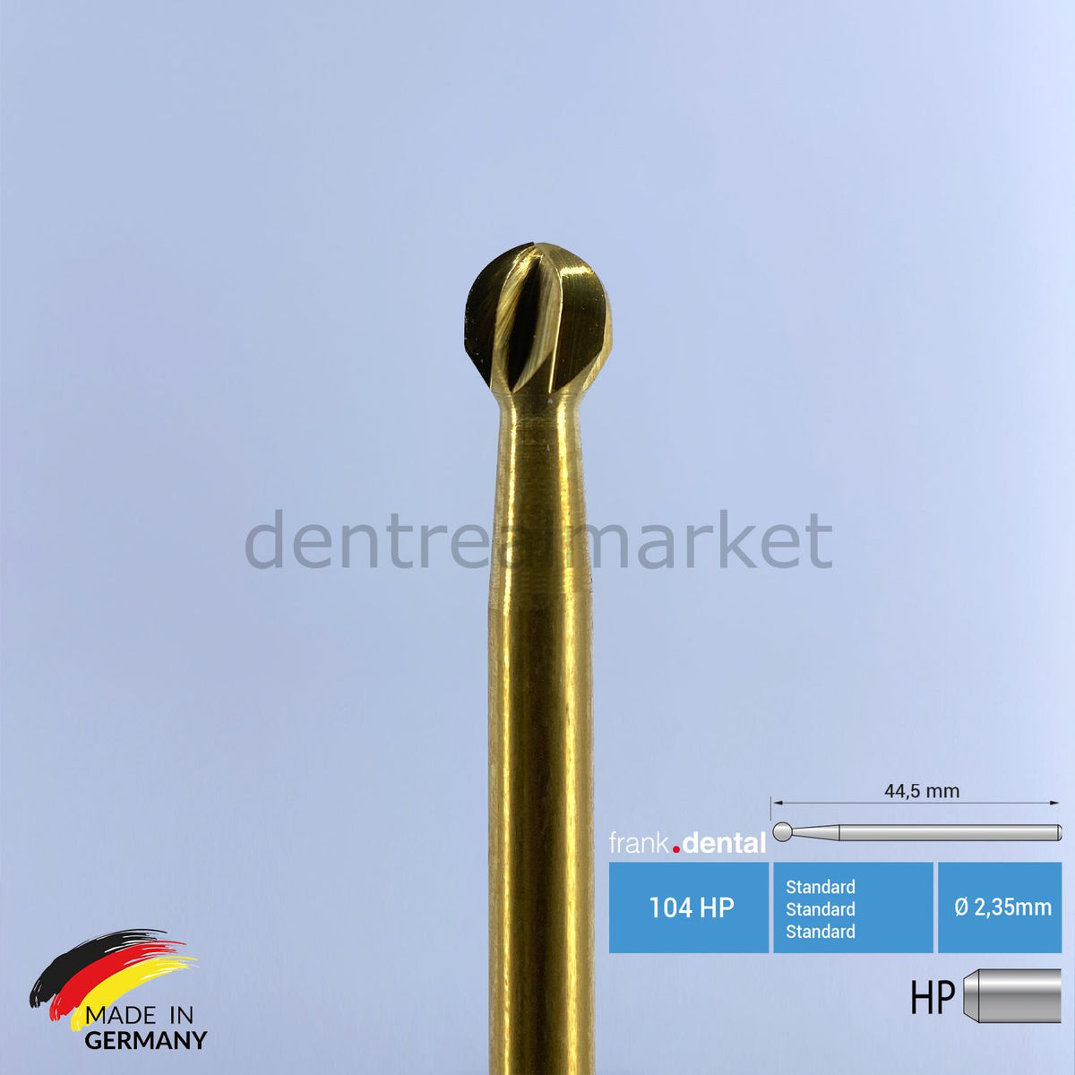 Frank Dental Titanium Carbide Surgical Round Bur 141 HP