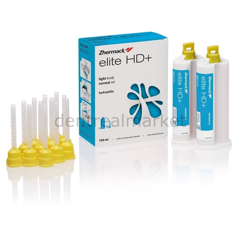 Zhermack Elite HD+ Wash Impression A-Silicone Light Body 2×50 ml Normal