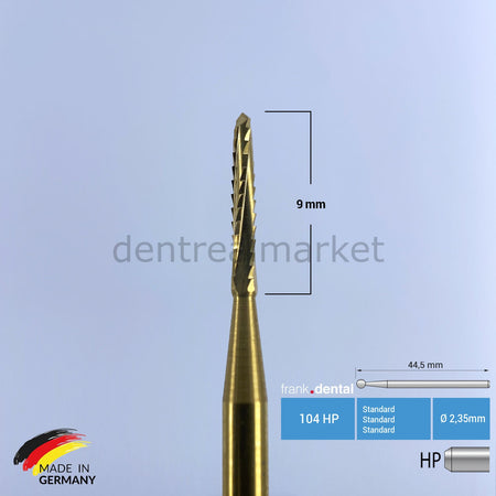 Frank Dental Titanium Carbide Lindemann Surgical Bur 162 HP