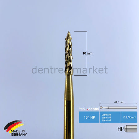 Frank Dental Titanium Lindemann Surgical Bur 166A HP