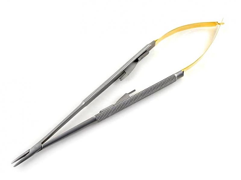 Krowne Castroviejo Needle Holder 18 cm TC Straight