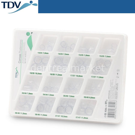 TDV Dental Clear Strip Crown Set Adult Pack of 64