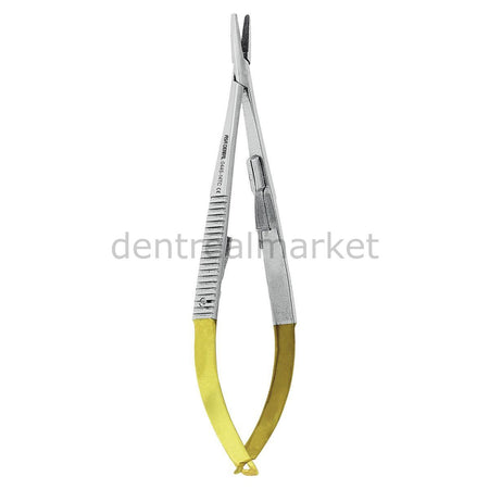 Asa Dental Castroviejo Needle Holder Curved Tip TC 14 cm