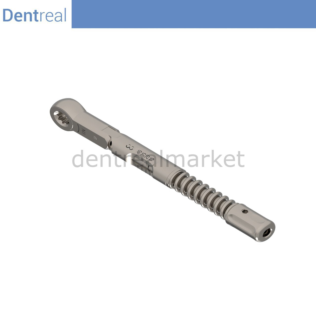 Implant Torque Wrench Ratchet Square - 6.35mm -10-45 Ncm