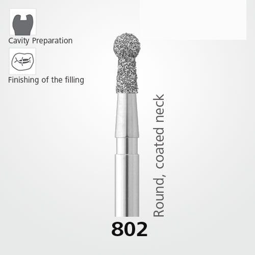 Meisinger 802 Synthetic Diamond Bur - Pack of 5