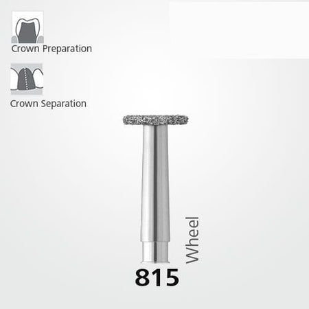 Meisinger 815 Synthetic Diamond Bur — Pack of 5