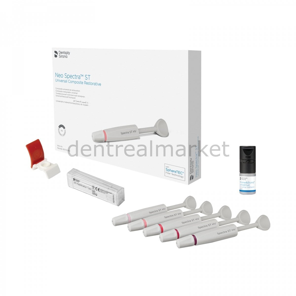 Dentsply Sirona Neo Spectra ST HV Eco Kit - Nano-Ceramic Aesthetic Composite Set 6x3 g