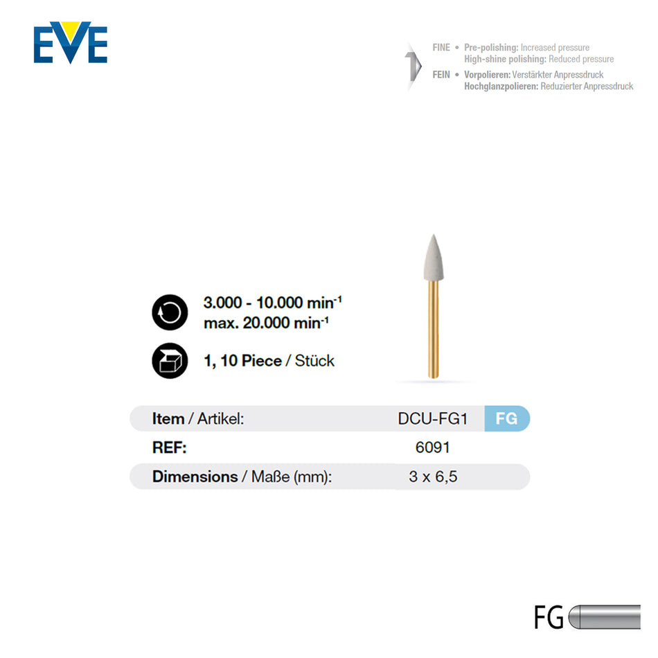 Diacomp Ultra Single Stage Composite Polish Refill - Aerator
