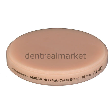 Creamed Ambarino High-Class Hybrid Glass Ceramic Veneer Disc - 15 mm