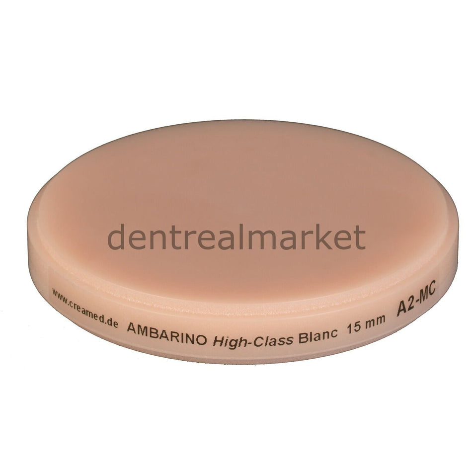 Creamed Ambarino High-Class Hybrid Glass Ceramic Veneer Disc - 15 mm