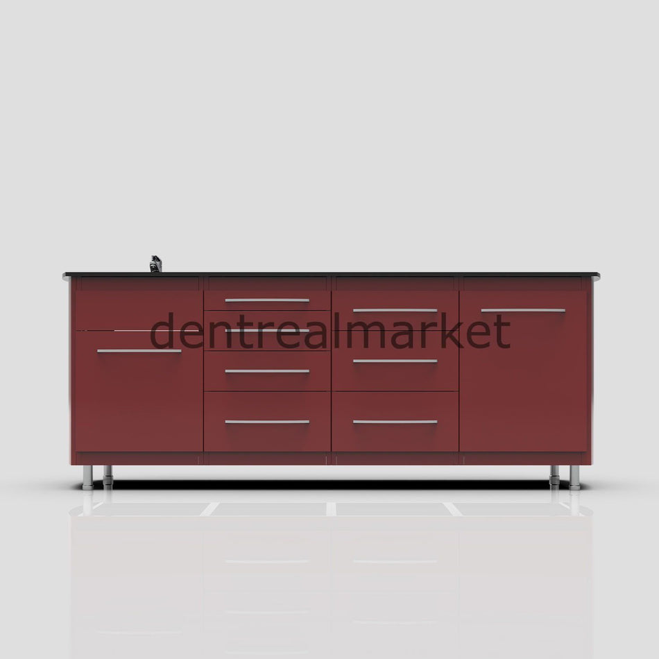 Grup Dental Adjustable-Leg Clinic Workbench AN04 – Corian Top