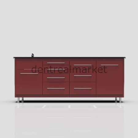 Grup Dental Adjustable-Leg Clinic Workbench AN04 – Glass Top