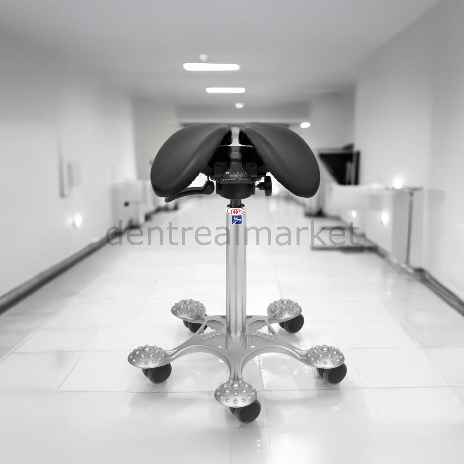 Salli SwingFit Black Clinician Stool