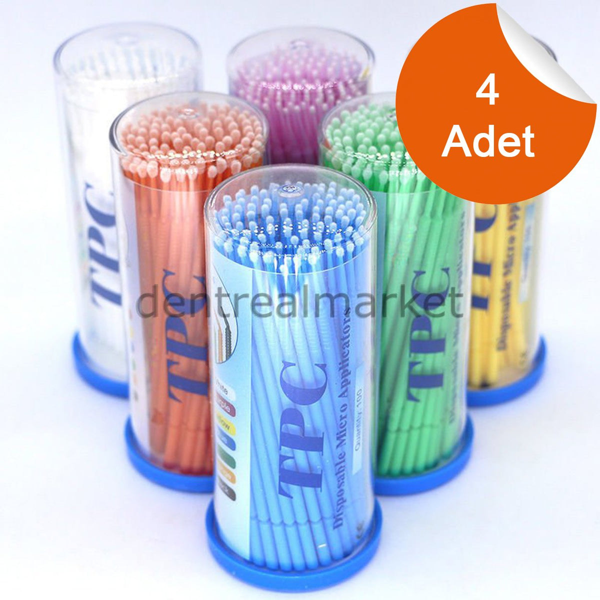 TPC Dental Bonding Brush Micro Applicators 4x100 pcs