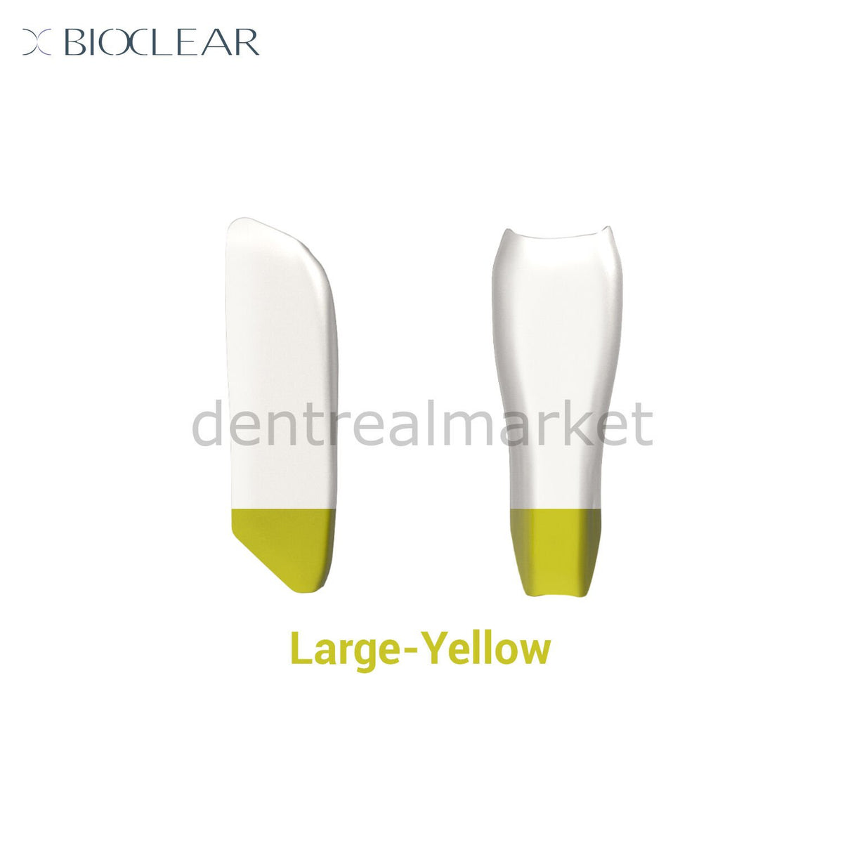 Bioclear Black Triangle Individual Matrix - Large/Yellow - Pack of 10