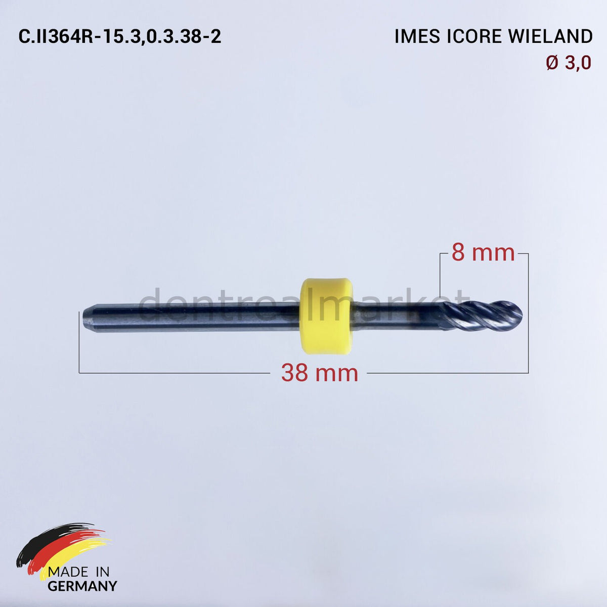 Frank Dental Imes-Icore / Wieland CAD/CAM Drill 3.0 mm
