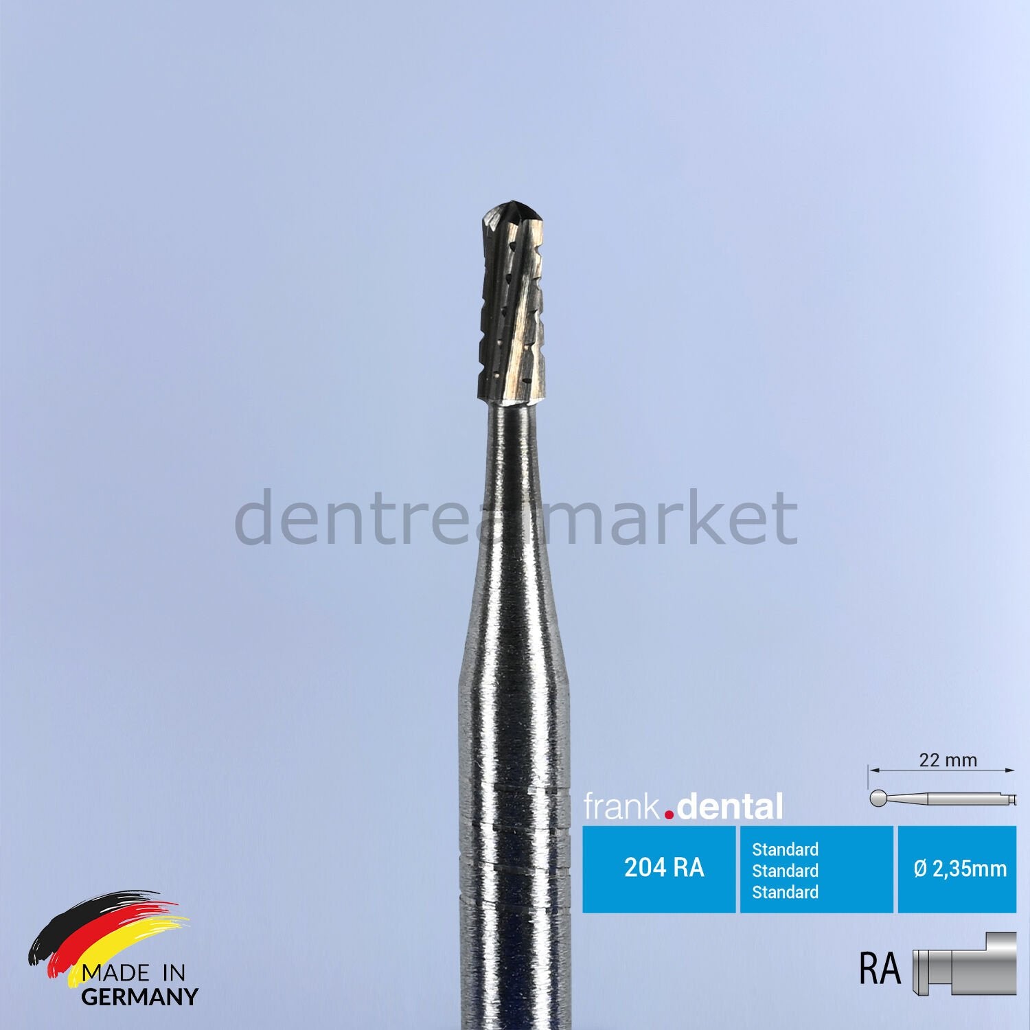 Frank Dental Tungsten Carbide Bur Contra-angle RA — C31R — 5 pcs