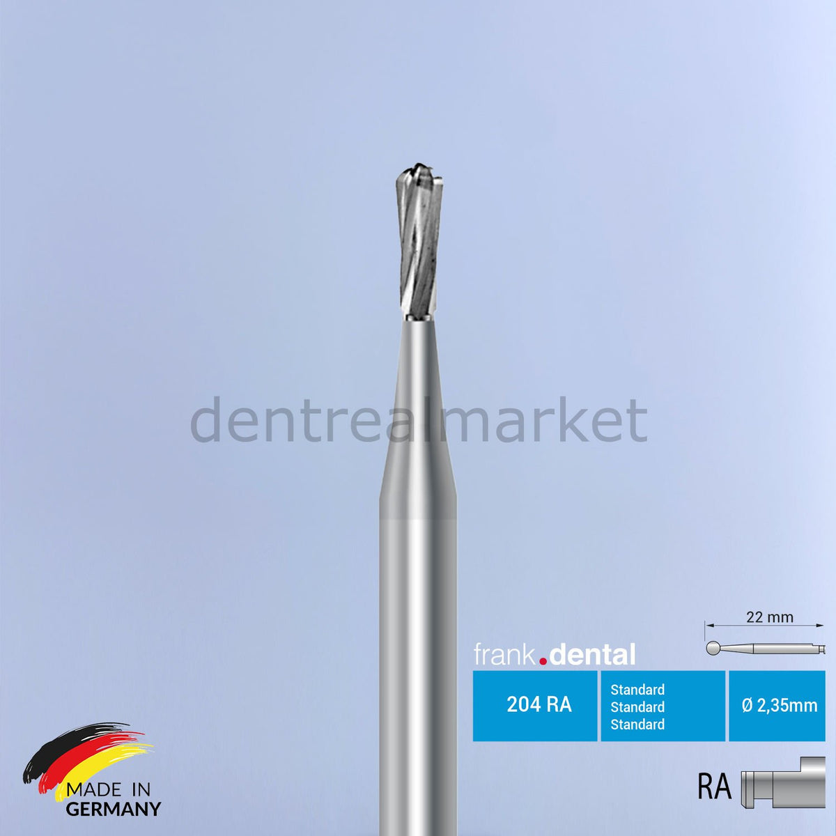 Frank Dental Tungsten Carbide Bur for Contra-angle - C7L - 5 pcs