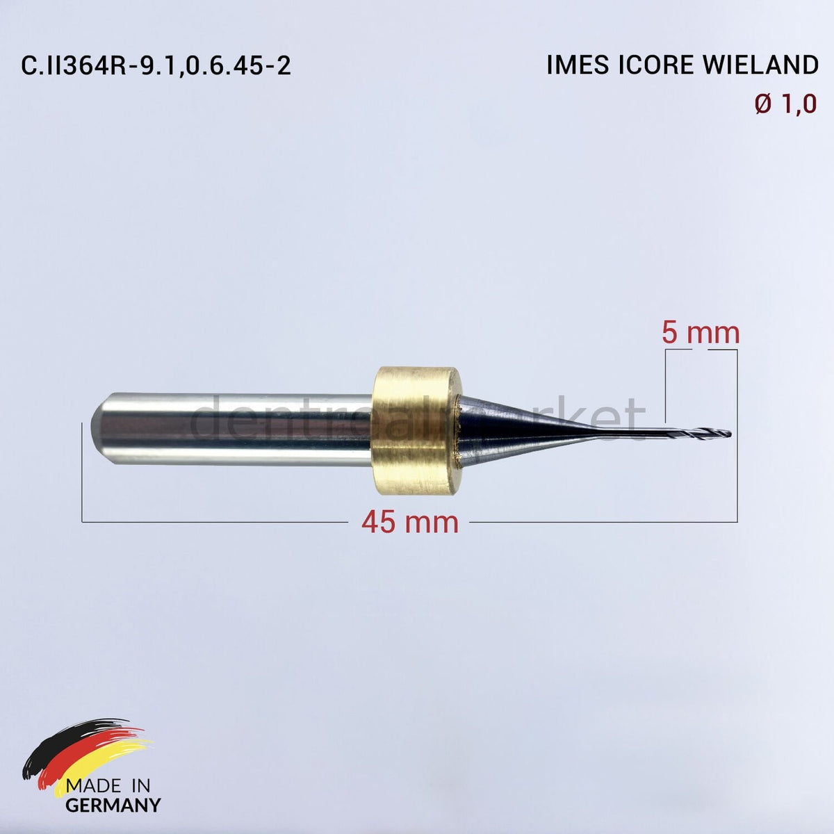Frank Dental imes-icore Wieland CAD/CAM Drill 1.0 mm