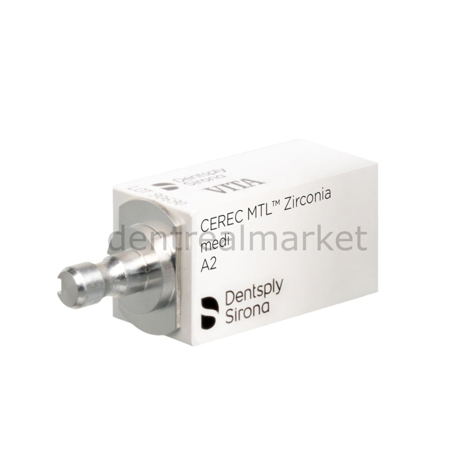 Dentsply-Sirona CEREC Zirconia MTL Medi Multilayer Shade-Gradient Block 2-Pack