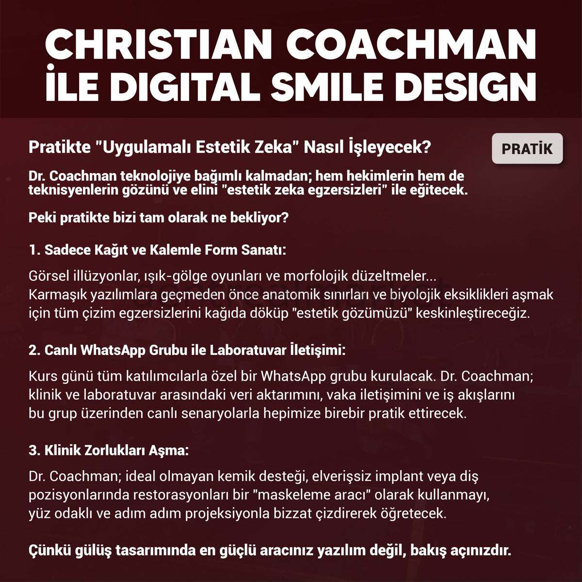 Dentrealacademy Digital Smile Design with Dr. Christian Coachman - Hands-on