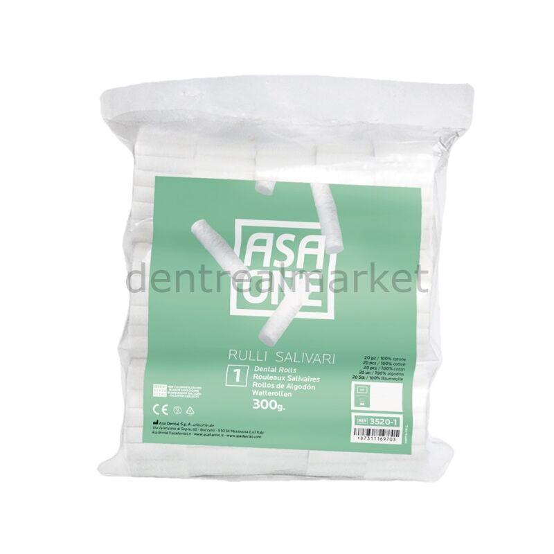 Asa Dental Dental Cotton Roll No. 1 Pedo - Pack of 800
