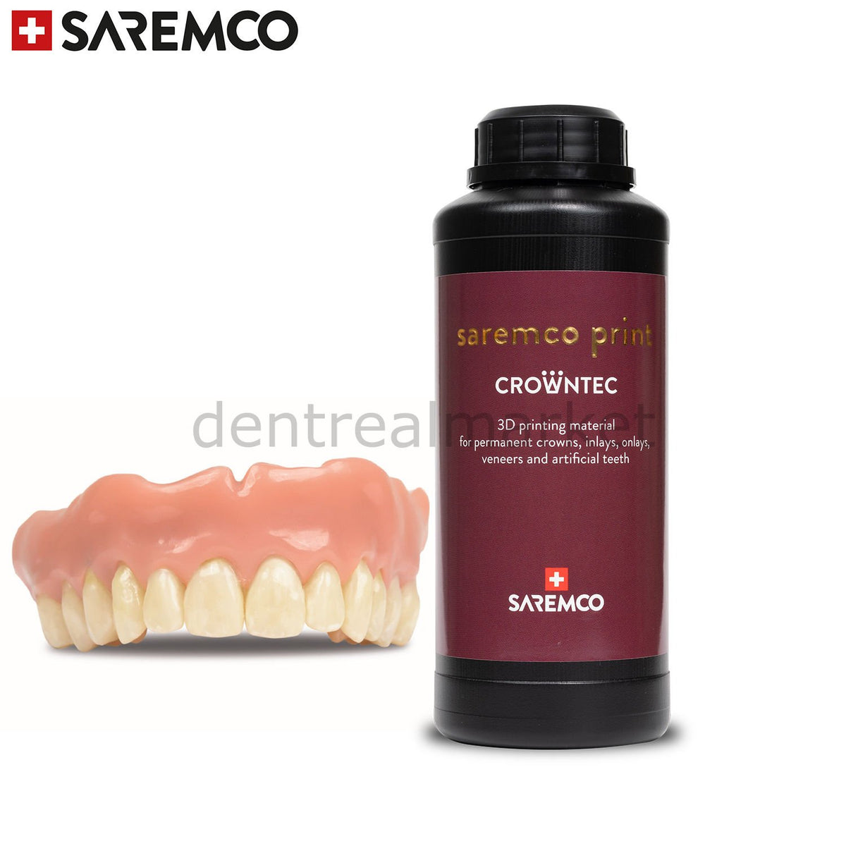Saremco Saremco Print-Crowntec Permanent Composite 3D Printer Resin 500g