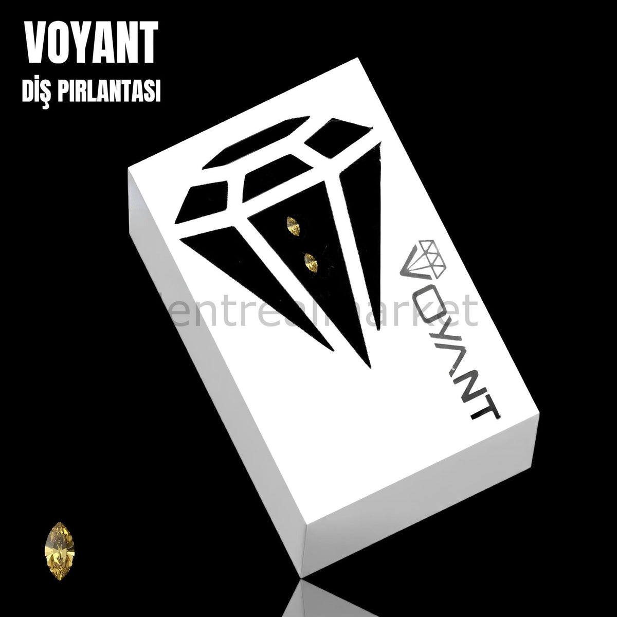Voyant Voyant Natural Crystal Tooth Gem - Drop