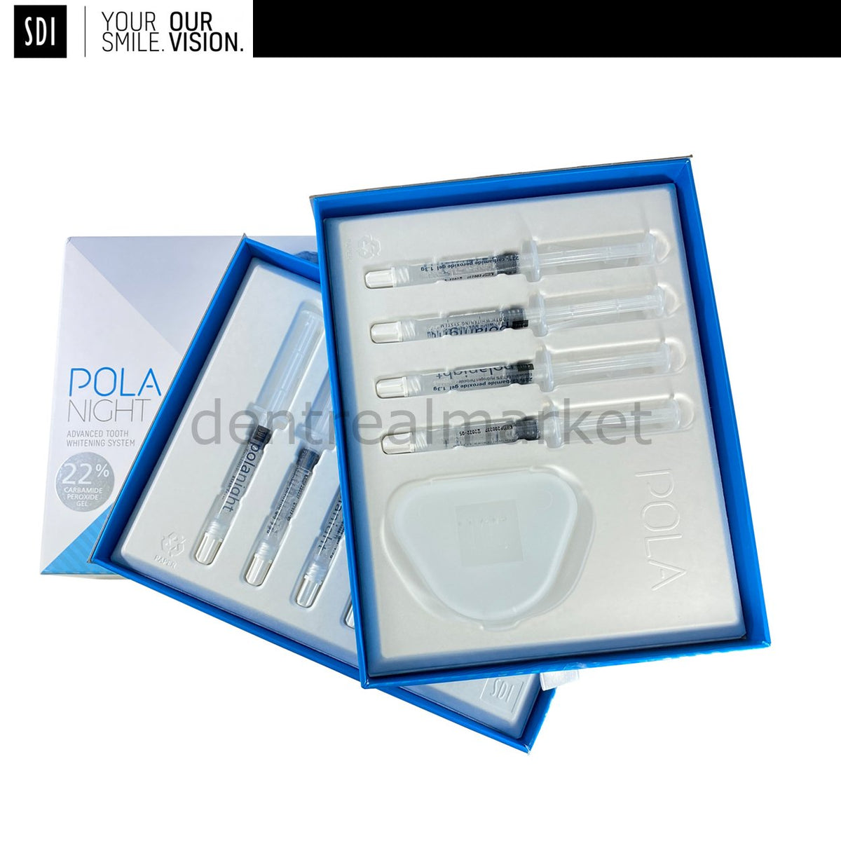 SDI Pola Night Take-Home Whitening 22% Carbamide Peroxide — 10x1.3 g