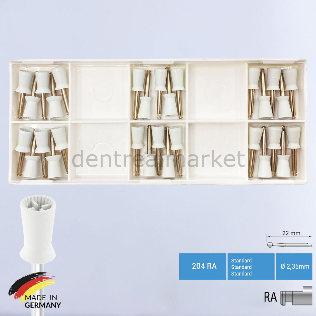 Frank Dental Prophy Polishing Cup Medium 30 pcs