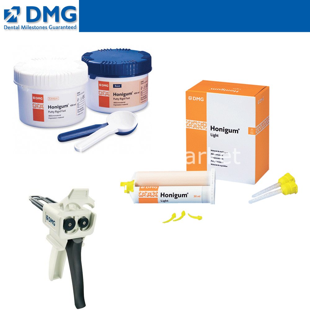 Dmg Honigum Putty Hand-Mix Impression Kit + Gun