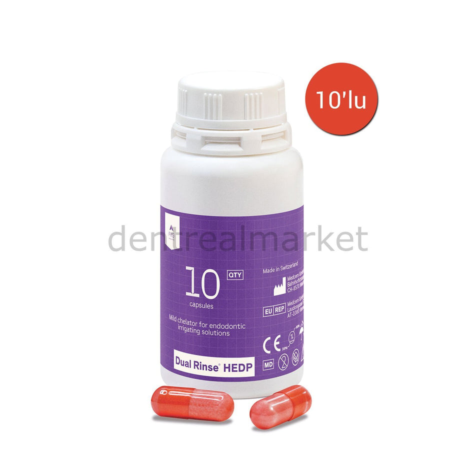 FKG Swiss Endo Dual Rinse HEDP Root Canal Disinfection - 10-Pack