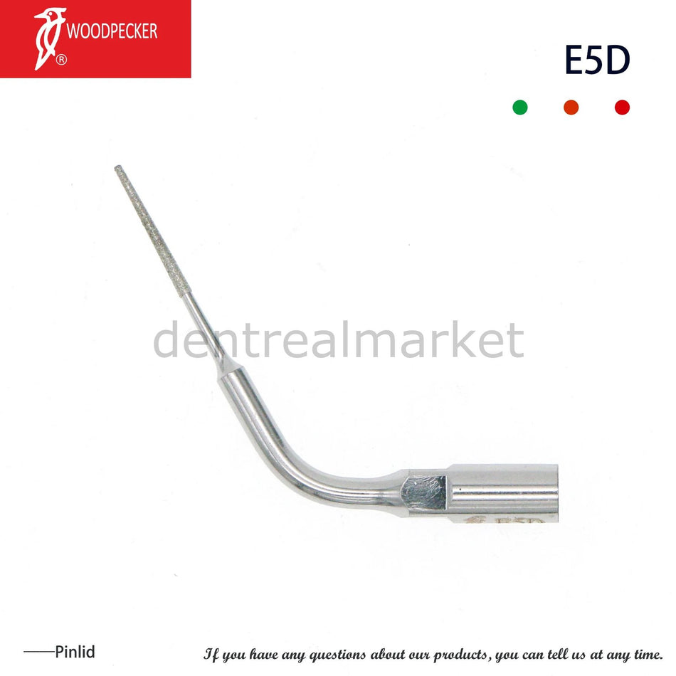 Woodpecker Scaler Endodontic Tip E5D – Compatible with EMS, Mectron, Woodpecker, and W&H