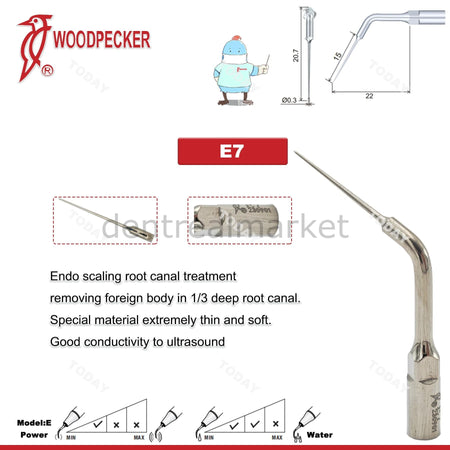 Woodpecker Scaler Irrigation Tip E7 – Compatible with EMS, Mectron, Woodpecker, and W&H