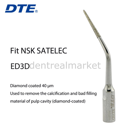 Woodpecker Electric Scaler Tip ED3D — DTE / NSK / Satelec Compatible