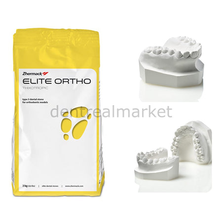 Zhermack Elite Ortho Orthodontic White Plaster — 3 kg — Type 3