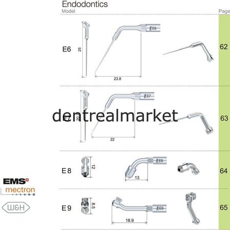 Woodpecker Scaler Endodontic Tip E4 – Compatible with EMS, Mectron, Woodpecker, and W&H