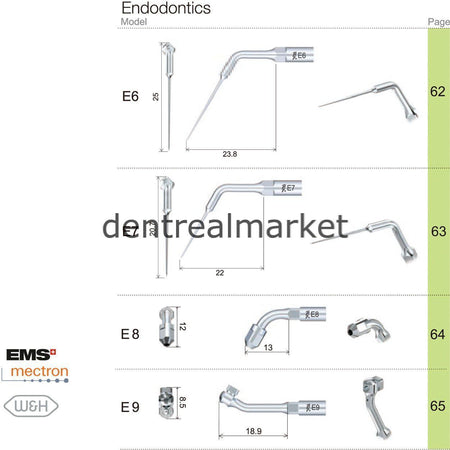 Woodpecker E14 Endodontic Scaler Tip - EMS, Mectron, Woodpecker, W&H Compatible
