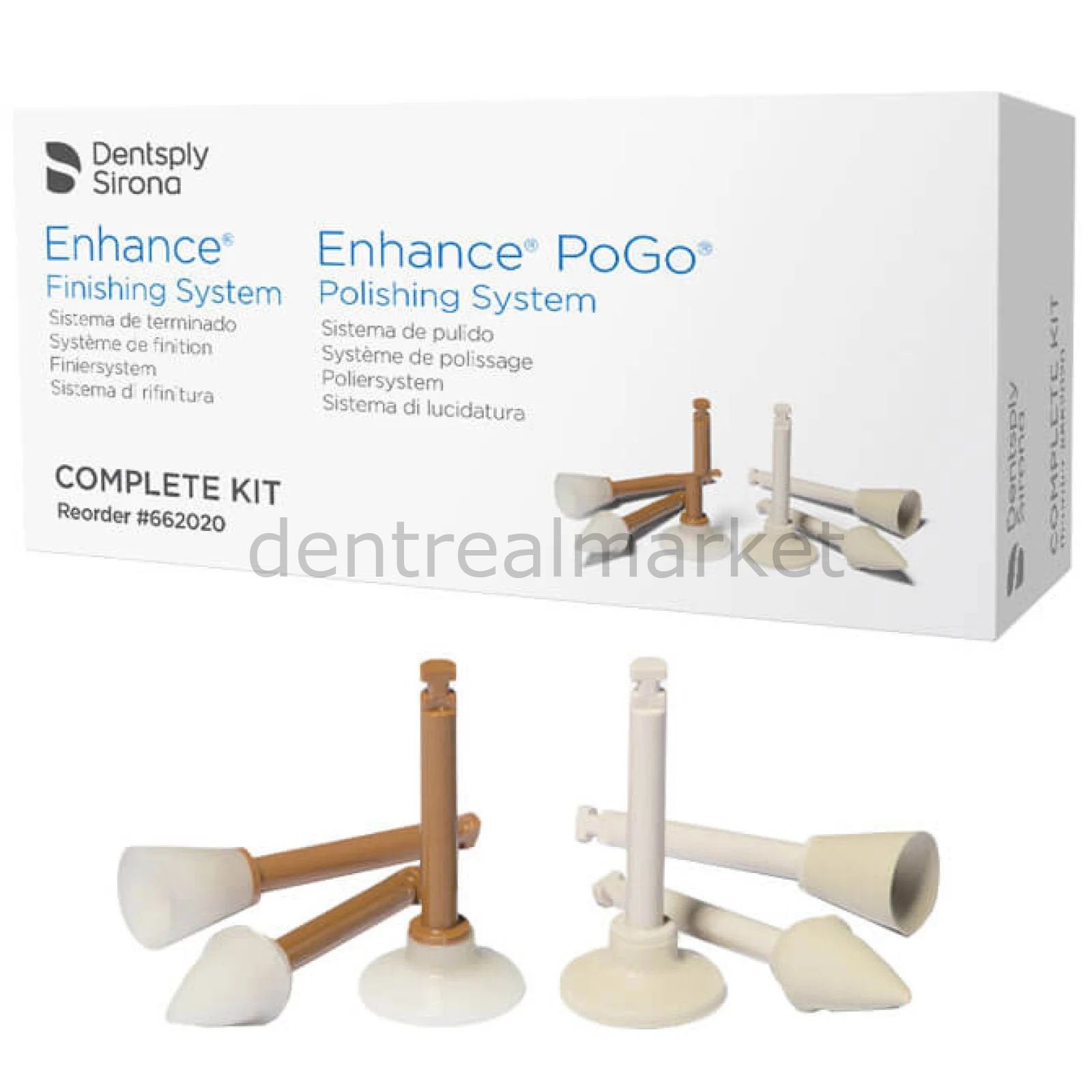 Dentsply Sirona Enhance PoGo Composite Finishing and Polishing Kit - Diamond Micro Polisher