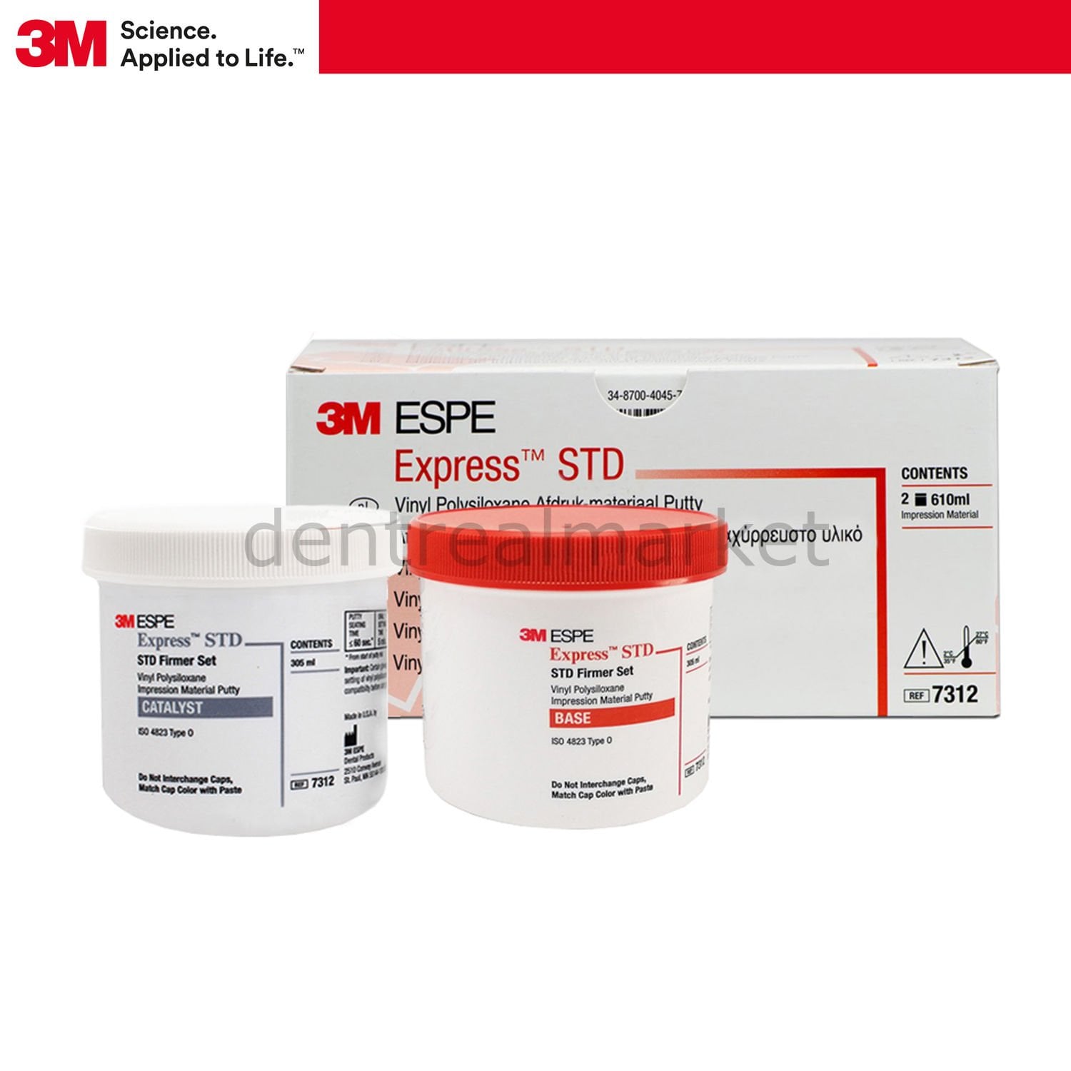 Solventum (3M) Express STD Tray Putty Impression Material