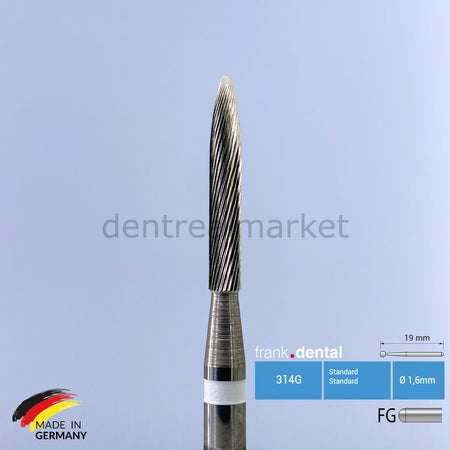 Frank Dental Carbide Adhesive Remover & Debonding Bur — C48L