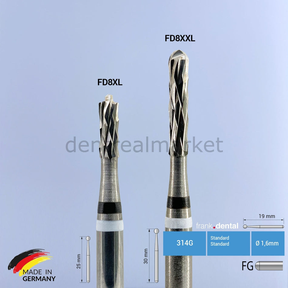 Agresif Metal Kron Kesme Frezi - FD8XL - 10 Adet