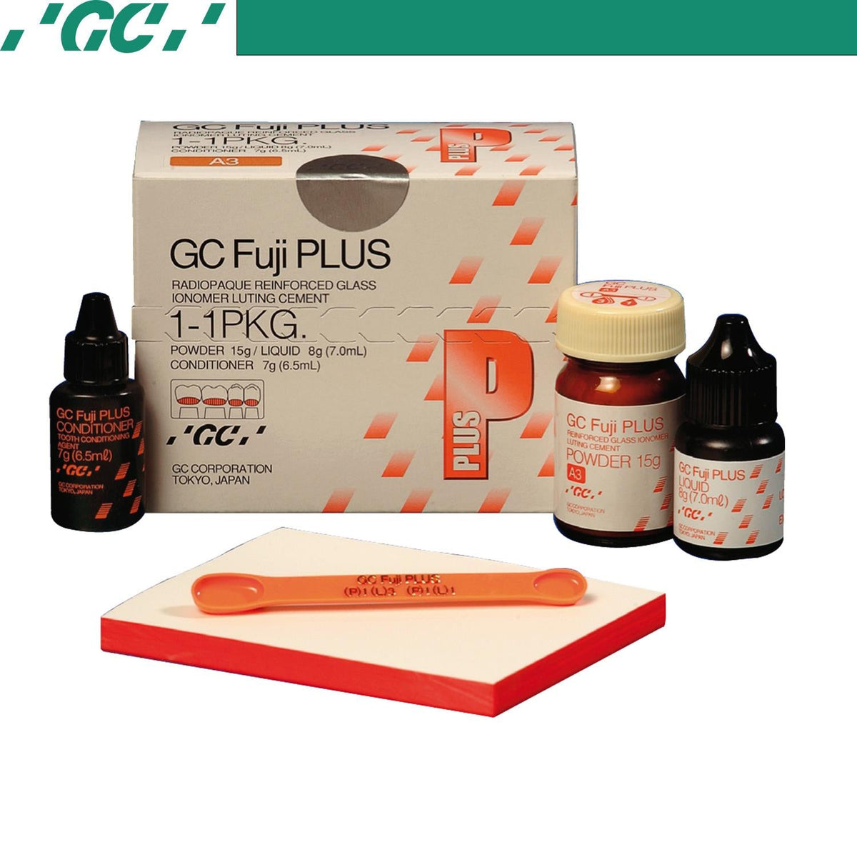 Real Gc Gc Dental - Fuji Plus Standart Kit Powder & Likit - Glass Ionomer ...