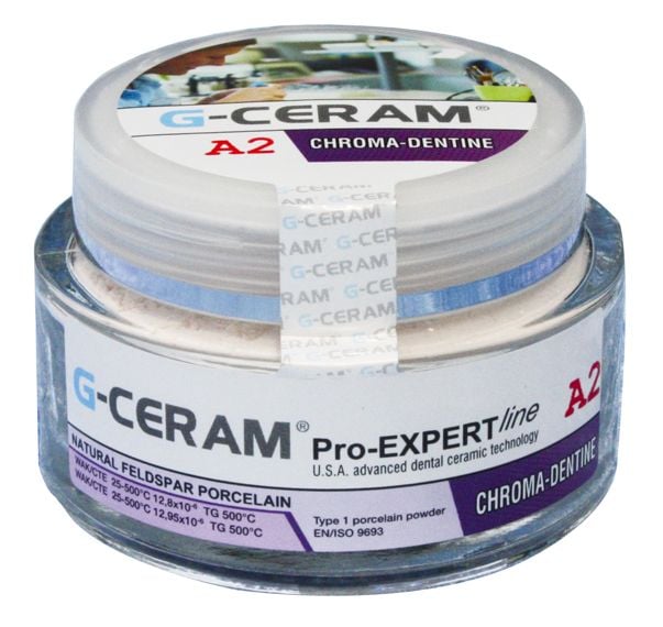 G-Ceram MF Porcelain Powder – Chroma Dentin 50 g