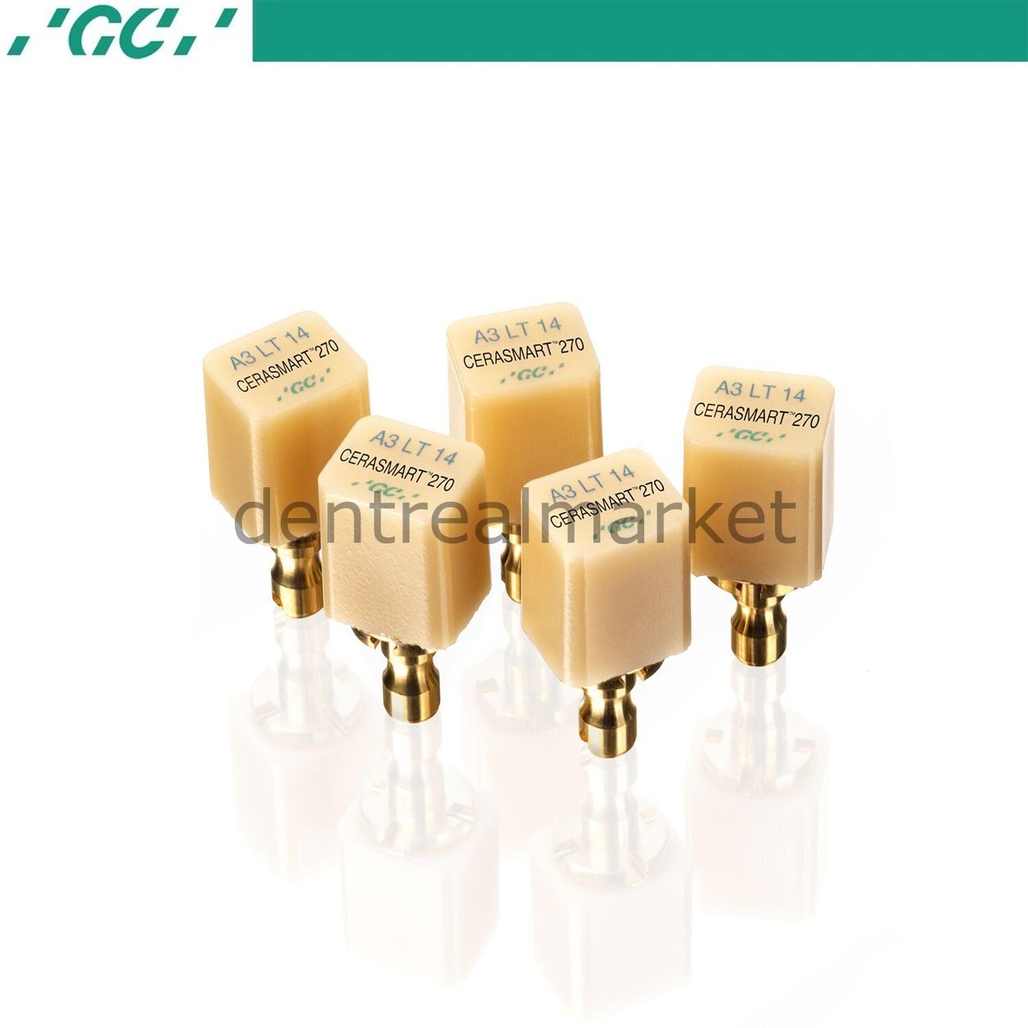 Gc Dental Cerasmart 270 Nano Hybrid Ceramic Block Pack of 12